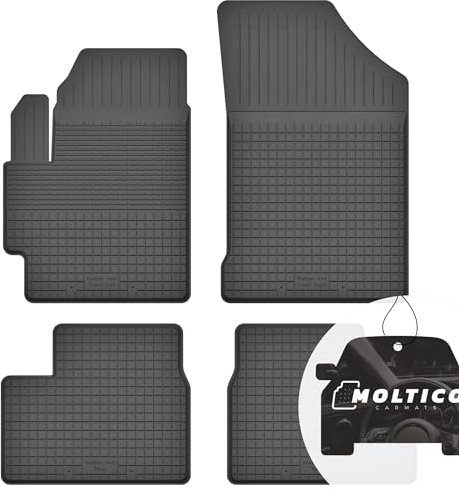 moto-MOLTICO Gummimatten Auto, 4-teiliges Set, Allwetter Gummi Fußmatten mit Rand, Antirutsch & Wasserfest Autoteppiche - passend für Suzuki Swift IV 2010-2017
