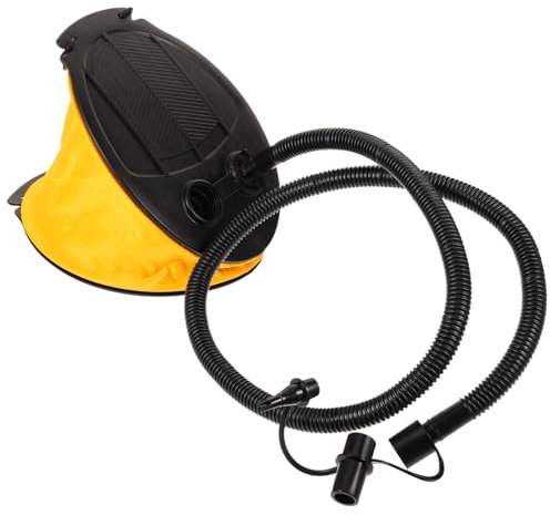 Veemoon Inflación De La Bomba De Pie Bomba De Colchón Inflable Bomba De Neumático De Bicicleta Bomba Manual Bomba De Pie De Globo Pie Compacto Cama De Aire El Plastico Portátil 3l