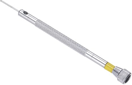 CoCud Destornillador Ranurado Mini Tamaño de 0.8mm y Longitud de 90mm | Destornilladores de Cabeza Plana Pequeña de Acero al Carbono, con Mango Antideslizante, para Gafas