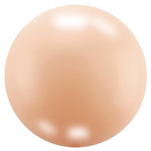 Amscan 9918948 - Pastell Pfirsich Matte Kugel Runde Ballon Dekoration kann aufblasen: 45,7 cm bis 55,9 cm