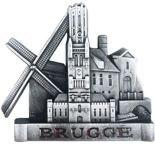 Kühlschrankmagnet Brugge Belgien 3D Souvenir Reise Kühlschrank Dekoration Magnet Aufkleber Handwerk