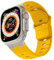 Rugged Apple Watch Ultra 2 Strap, 49mm, 26mm Widen Thicken Silicone Sport Strap with Mechanical Metal Adapter for iWatch Series 10, 46mm, 45mm, 44mm