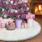 Weihnachtsbaum Rock, 2024 Weihnachtsbaum Decke 90cm Luxus Weißer Rund Weihnachtsbaumrock, Weihnachtsbaum Decke Rock, Groß Plüsch Christbaumdecke für Weihnachtsbaum Dekorationen