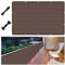 Brise Vue Jardin 40 x 75 cm Coupe-Vent et Perméable à l'eau, Respirant, Léger Ecran de Balcon Brise-Vue Clôture Jardin Extérieure, pour Jardin, ‎Marron