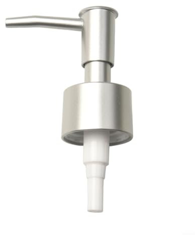 Elegant and Reliable Soap Dispenser Replacement Pump, Dispensing Experience (Brushed Silver)