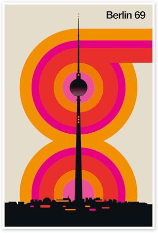 Posterlounge Berlin 69 Poster von Bo Lundberg 20 x 30 cm Bunt Wandbilder Wanddeko