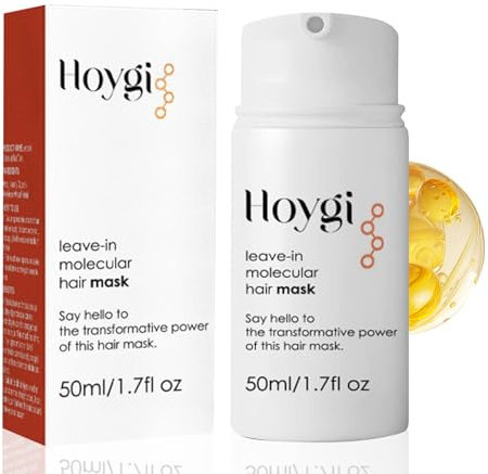 Leave-In Repair Haarmaske 50ml, Leave-In Molecular Repair Hair Mask, Hair Mask Leave In, Tiefenreparatur-Kollagen-Haarmaske, Molecular Treatment, Geeignet für Extrem Trockenes und Strapaziertes Haar