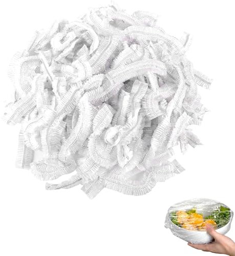 100 Pcs Shrinkable Food Covers, Fresh Keeping Bags,Food Storage Covers Lids,Universal Elastic Stretch Polyethylene Bowl Lids Kitchen Supplies for Fruit/Vegetable/Meat/Food Preservation