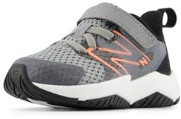 New Balance Kid's Rave Run V2 Hook & Loop Running Shoe, Slate Grey/Black, 9 Toddler
