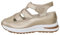 Generisch Sandali ortopedici da donna Hollow, super morbidi, per il tempo libero, tacco inclinato, antiscivolo, scarpe leggere e comode, gold, 41 EU