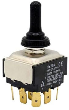 Mehrere Einstellungen, 9 Beintastenschalter, HY29K, 9-poliger Knopfschalter, Druckschalter, stabil für Haushaltsstromsteuerung