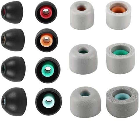 HARY Memory Foam Ohrstöpsel Ersatz Ohrpolster für Sony WF-1000XM5, WF-1000XM4, 7 Paar Premium Schaumstoff（S/M/L）– Verbesserte Geräuschisolierung, Komfort & sicherer Halt