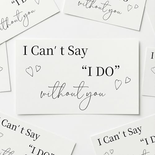10 Pcs Bridesmaid Proposal Labels, I Can't Say I Do Without You Personalised Wine Bottle Labels for Maid of Honour, Bridesmaids Gift, Hen Party, Self-Adhesive Waterproof Stickers (8.9x5.1cm)
