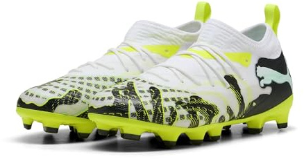 PUMA Future 9 Match FG/AG Creativity Kids gelbgruen, 33 Kinder
