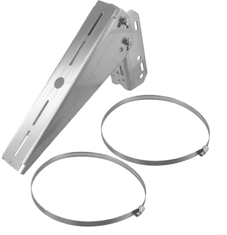 Kit de montage de panneau solaire à bras unique, support PV inclinable à 30° pour mur ou poteau, système de rayonnage léger en aluminium pour installation d'énergie solaire domestique, assemblage