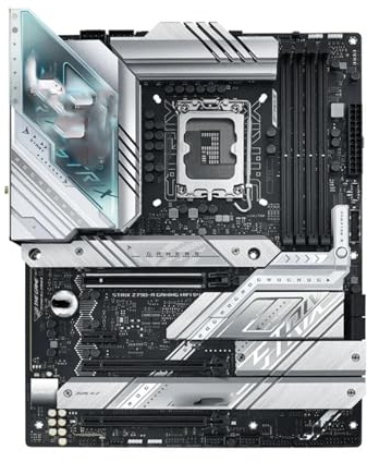 Motherboard Fit For ASUS ROG Strix Z790-A Gaming WiFi 6E D4 LGA1700 Intel 13.ª y 12. generación ATX, Placa Base for Videojuegos, 16 + 1 etapas de Potencia, Ranuras DDR4 4xM.2