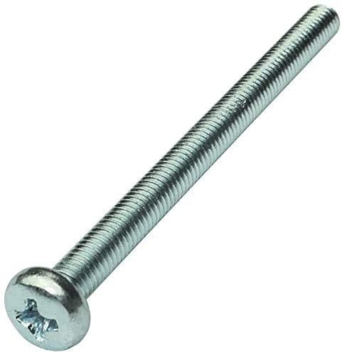 AERZETIX - 50 Bulloni - Testa cilindrico - M3x40mm - DIN 7985A - Acciaio zincato - Impronta PH1 Croce - C18034
