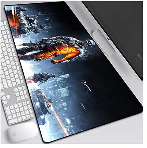 IGIRC Mouse Mat Battlefield 5 Speed Gaming Mouse Pad | XXL Mousepad |900 x 400mm Large Size| 3mm-Thick Base | Perfect precision and speed, V