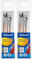 Pelikan - 718163 - Set De Pinceaux pour D?butant - 3 pinceaux ? Poils Fins : Tailles 2, 4 et 6-2 pinceaux Brosse n?613F : Tailles 6 et 10 (Pinselset, 2X)
