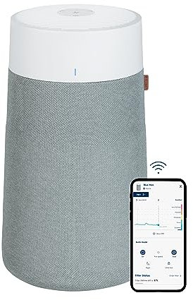 Blueair Blue Max 3450i Smart WiFi Air Purifier Alexa,HEPASilent Combination Filter Up To 103m2 Rooms Removes 99.97 Percent Pollen,Dust,Mould,Bacteria, Viruses,Large Rooms