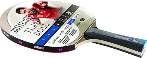 Butterfly® Timo Boll Platin Tischtennisschläger | Tischtennis Racket Bat TT Profi Wettkampfschläger für fortgeschrittene Spieler | ITTF zertifizierter Pan Asia Belag | anatomische Griffform