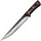 meowko Cuchillo para deshuesar Forjado para el Sacrificio de Cerdos Ovejas y Pescados Cuchillo para Cortar Carne de Cerdo de Acero Inoxidable