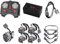 AKOGD Power Functions Set, Motoren Set mit Motor, Fernbedienung, Batteriebox, Servomotor, LED, Extension Wire, L-Motor Kompatibel mit vielen Modellen