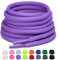 Puzeam 2 Paia Lacci Ovali per Scarpe Sportive, larghezza 6mm, Mezzi Lacci Rotondi per Sneakers, 16 Colori Stringhe per Scarpe da Corsa e Stivali - Viola 140
