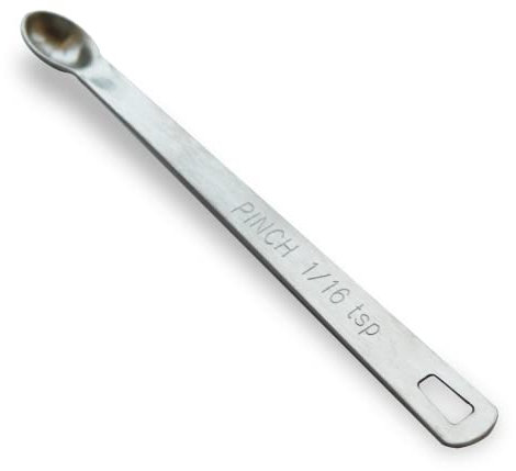 BERYLER 1PCS 1/16 Teaspoon(1/16tsp, 0.31ml, Pinch) Single Tiny Measuring Spoon, Small Individual Stainless Steel Measure Spoons Only