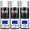 Pintura Spray 520cc para pintar todo tipo de super cies: madera, metal, cartón, tela, piedra, bra de vidrio, plásticos rígidos, etc para bricolaje y DIY.Azul Fluorluo (Ral:F118)(Paquete de 3 )