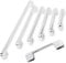 Boxonly 5 Pcs Door Handles, Bright Chrome American Style Zinc Alloy Drawer Cupboard Wardrobe Door Handle, Kitchen Hardware Cabinet Pulls (Hole Centers:320mm)