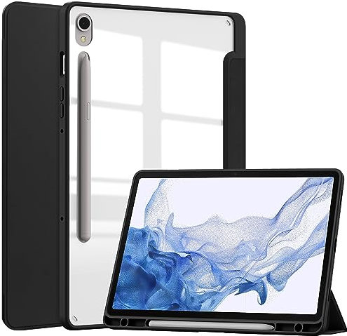 Acelive Custodia Cover Per Samsung Galaxy Tab S9 11 Pollici Tablet 2023 SM-X710 SM-X716B SM-X718U con Pen Holder, Auto Sveglia/Sonno