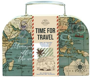 Vielseitiger Geschenkkoffer für Geldgeschenke, Reiseutensilien und Souvenirs. Perfekt für Geburtstage, Reisen und besondere Anlässe. Ideal für Geldgeschenke. Inklusive Grußkarte.