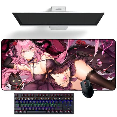 TTAHL Anime mouse pad VTuber Anime Mouse Pads Deskmat Keyboard Mat Large Mouse Pads