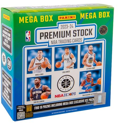 2023-24 Panini Premium Stock Basketball Trading Cards Mega Box