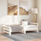 Xichuzi Tagesbett Ausziehbar Weiß 2X(90x190) cm Massivholz Kiefer, Schlafsofa, Daybed, Bettsofa, Sofa Bed, Sofabett, Schlafcouch, Jugendbett, Bettgestell, Bettcouch - 814655