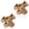 Lotsdonxia 2 Pcs Microwave Turntable Coupler Replacement - Universal Fit Heat-Resistant Plastic Roller Shaft for Oven Repair