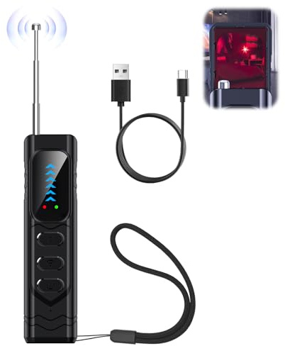 Wanzen Detektor Versteckte Kamera Finder Wanzenfinder Kameradetektoren Anti Spy Anti-Aufnahme Detektoren RF Signal Bug Detector GSM GPS Locator Tracker Abhörgeräte Funkkameras für Hotel Heim Büro
