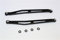 CrazyRacer Aluminum Rear Upper Chassis Link Silver for 1/10 Yeti 90026/90056 RC Buggy-1PR Set Black