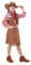 Fun Shack Kostüm Cowgirl für Mädchen, Weste Inklusive, Perfekt für Halloween und Karneval, L