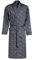 Herren Morgenmantel Revise Guido RE-504 - Elegant - 100% Baumwolle - Schwarz C2 - Gr. M
