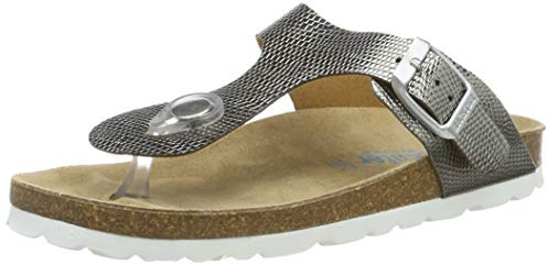 Richter Kinderschuhe Mädchen Bios 5503 Pantoletten, Grau (steel 6500), 29 EU