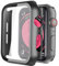 Piuellia 2 Pack Black Hard Case for Apple Watch SE, SE2, Series 6, 5, 4 (44mm), iWatch Screen Protector PC Ultra-Thin Overall Protective Cover