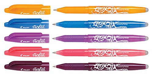 Pilot Frixion radierbarer Tintenroller (Pastell - Set, Pastell)