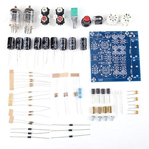 6J1 Válvula Tubo de vacío Pre-AMP Preamplificador Hifi Placa de audio estéreo Kit de fidelidad musical