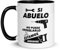 Kembilove Taza del Día del Padre – Taza de Cerámica con Frase Divertida – Regalo Original para Hombre – Papa Super – 330 ml