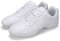 RHSMQ Tanzschuhe Kinder Erwachsene Aerobics Cheerleading Fitness Schuhe Gymnastik Dance Atmungsaktive Komfort Weiche Viersaison Schuhe(30, White)