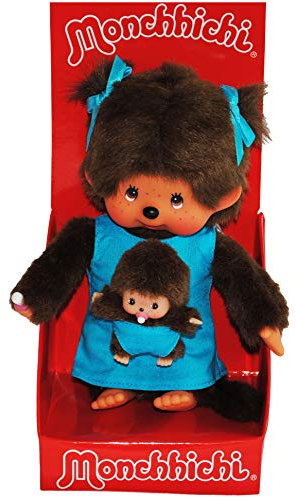 alles-meine.de GmbH Mutter mit Kind MONCHHICHI MONCHICHI Girl Mädchen blaues blau Turkis türkis