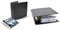 3L Blu-Ray Aufbewahrung - Kombipack mit 50 BluRay Hüllen & 2 Ringordner & DVD Ordner - Ringordner für DVD-Filme Aufbewahrung (OHNE Folien) - Sammelmappe Schwarz - 10284