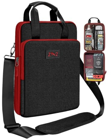 ZINZ Borsa da viaggio sottile e estensibile per computer portatile 12,9 13 per MacBook Air 13 M3/M2/M1, MacBook Pro 13 M2/M1, iPad Pro 12,9/13/11, iPad Air 13,B01K02